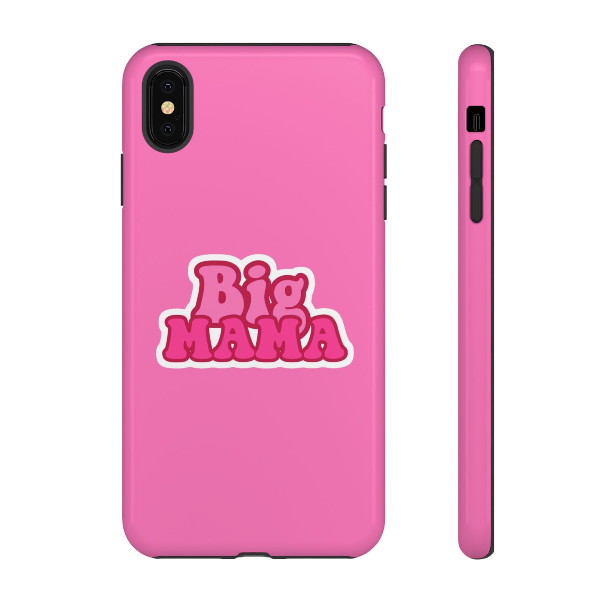 Big Mama Phone Case - Cute Pink Tough Case for Moms, Fun Gift for Mother's Day, Stylish Phone Cover, Unique Smartphone Accessory