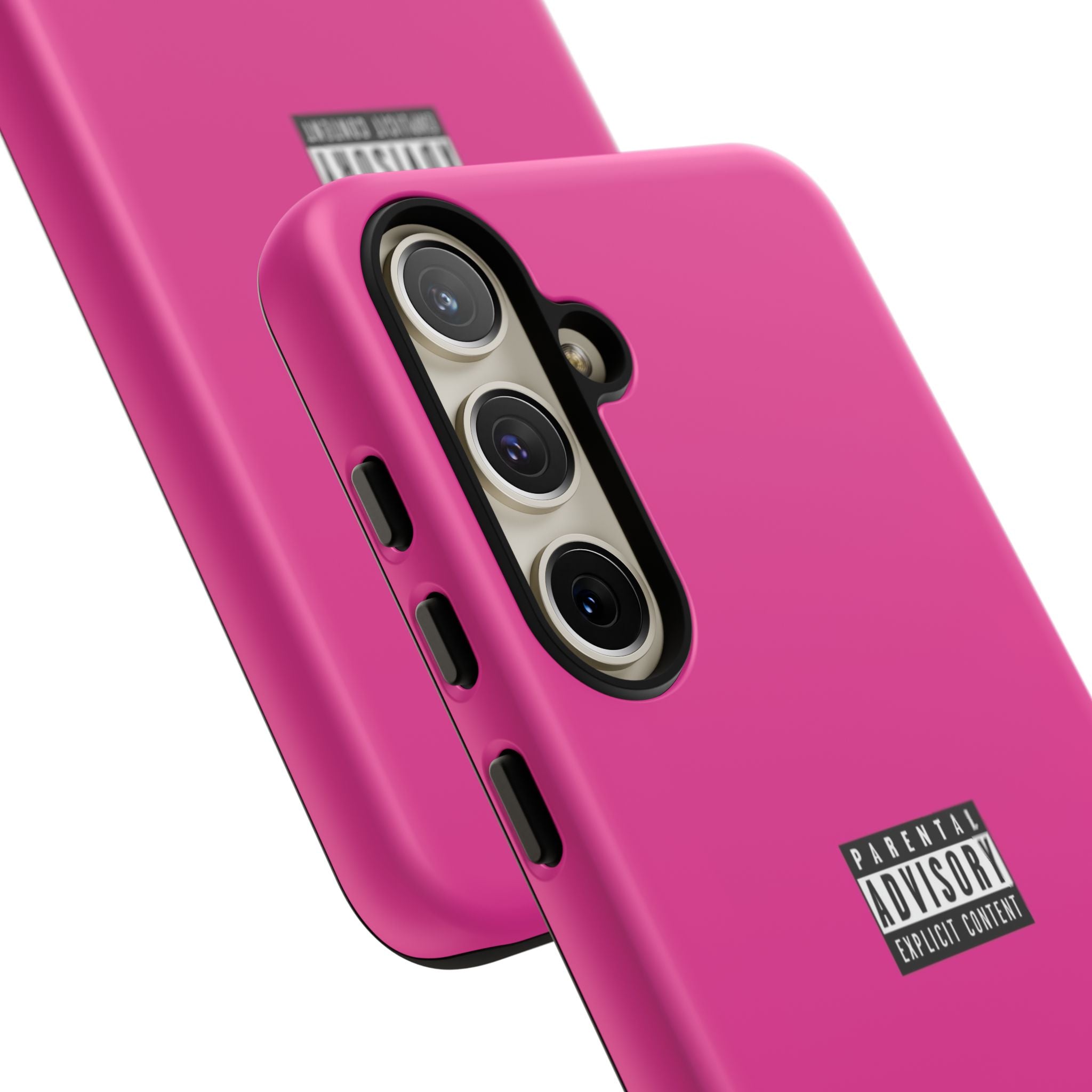 Bold Phone Case, Parental Advisory Phone C'over, Trendy Tech Accessory, Unique Gift for Teens, Vibrant Phone Protection