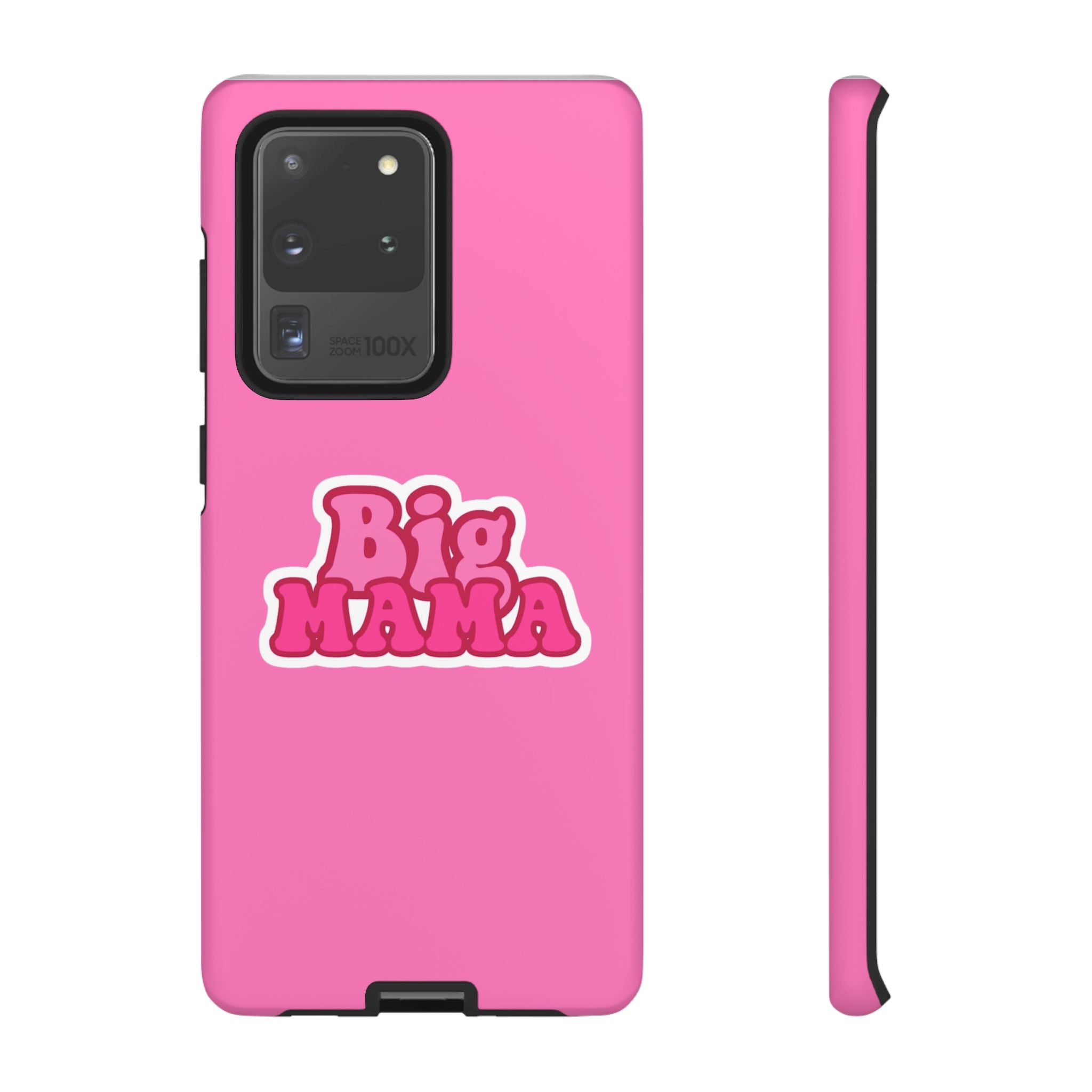 Big Mama Phone Case - Cute Pink Tough Case for Moms, Fun Gift for Mother's Day, Stylish Phone Cover, Unique Smartphone Accessory
