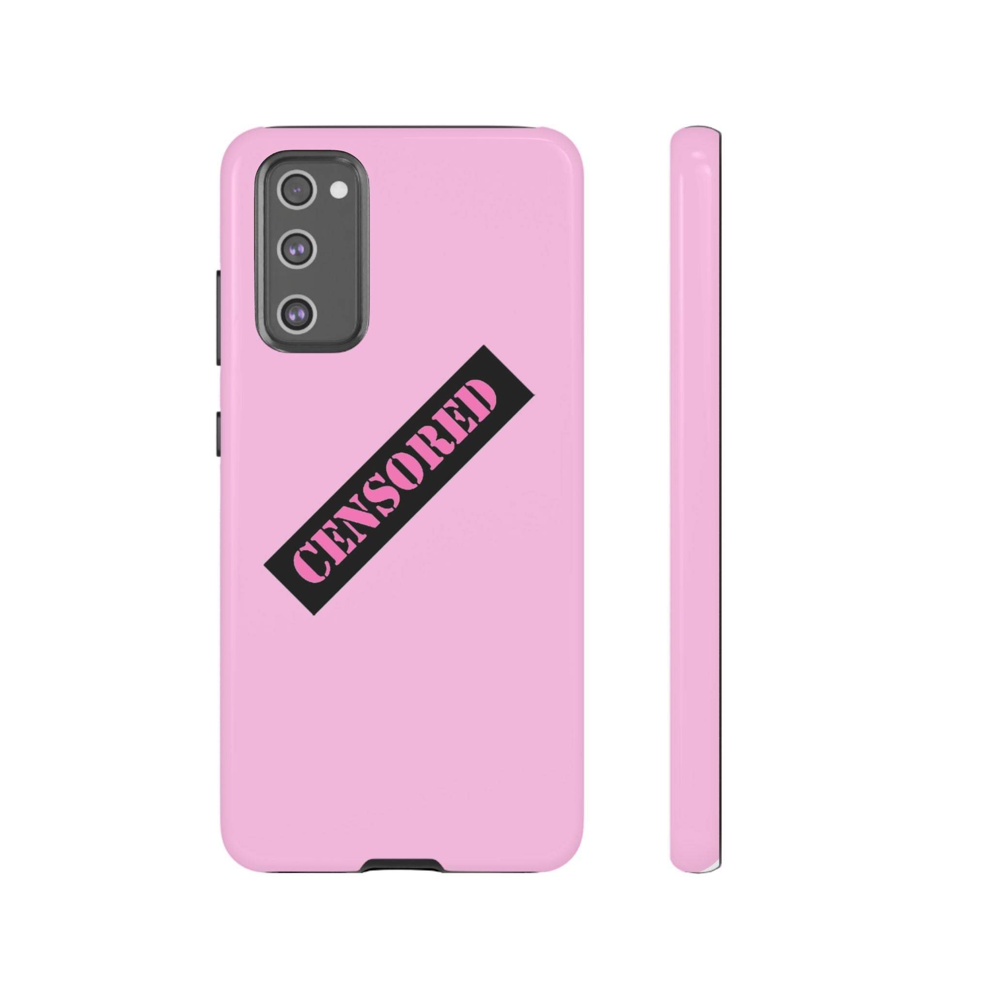 Censored Phone Case - Tough Cases, Cute Phone Cover, Unique Gift, Funny Phone Accessories, Trendy Tech Gear